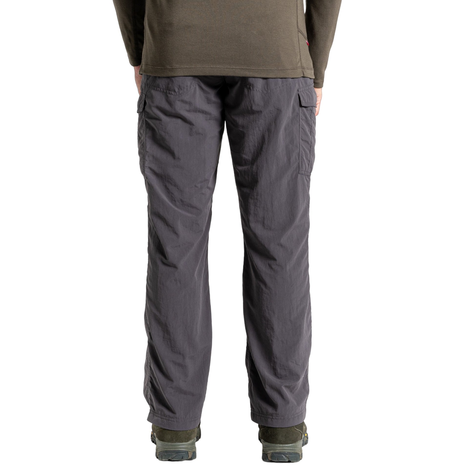 Black Pepper - Back - Craghoppers Mens Nosilife II Cargo Trousers