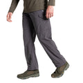 Black Pepper - Side - Craghoppers Mens Nosilife II Cargo Trousers