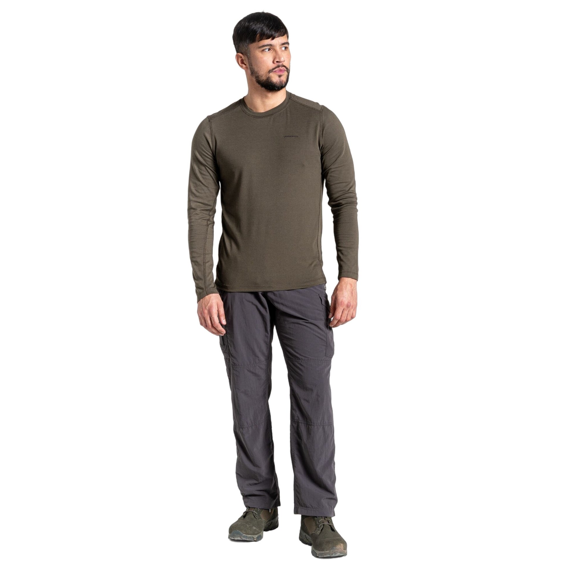 Black Pepper - Pack Shot - Craghoppers Mens Nosilife II Cargo Trousers