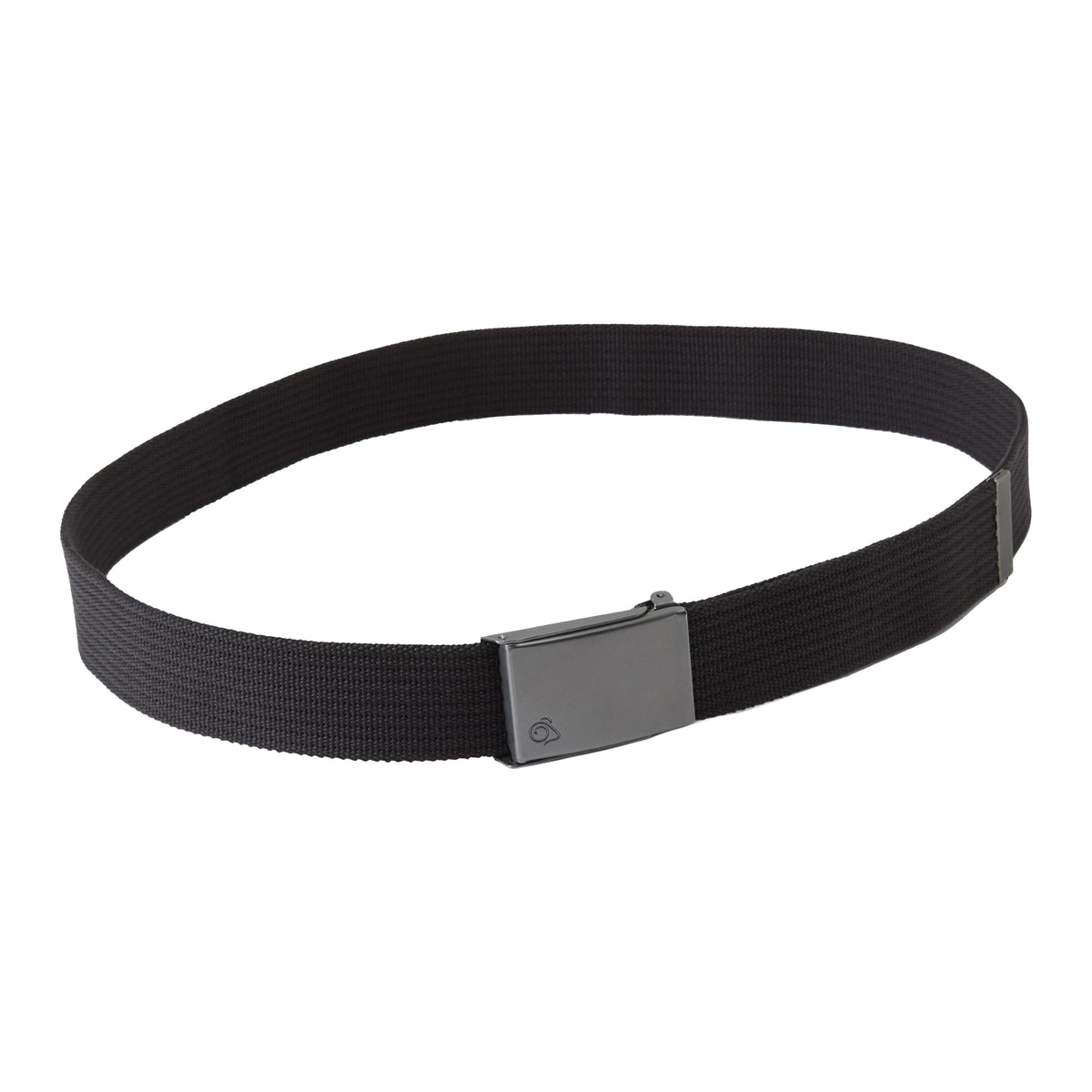 Charcoal - Back - Craghoppers Explorer Logo Belt