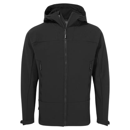 Black - Front - Craghoppers Mens Expert Active Hooded Soft Shell Jacket