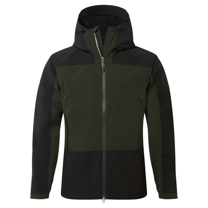 Dark Cedar Green-Black - Front - Craghoppers Mens Expert Active Jacket