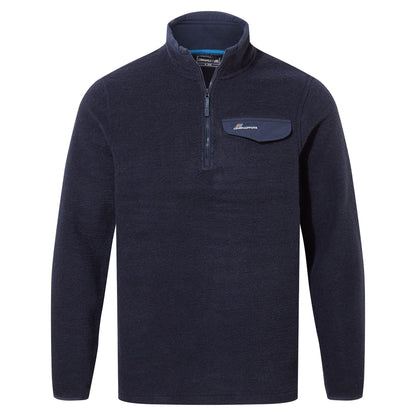 Blue Navy - Front - Craghoppers Mens Edwin Half Zip Fleece