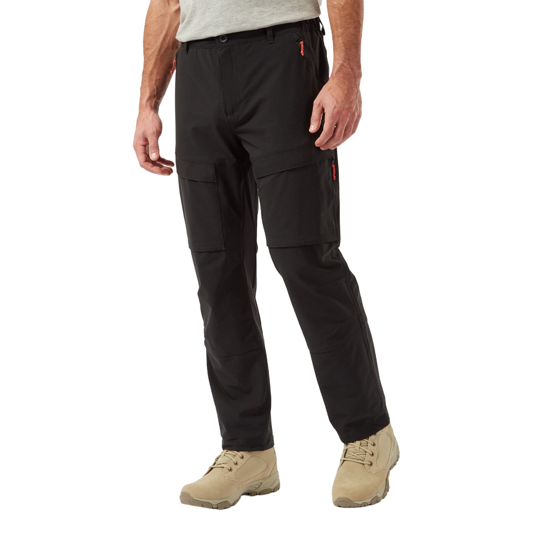 Black-Black - Side - Craghoppers Mens Kiwi Pro Hiking Trousers