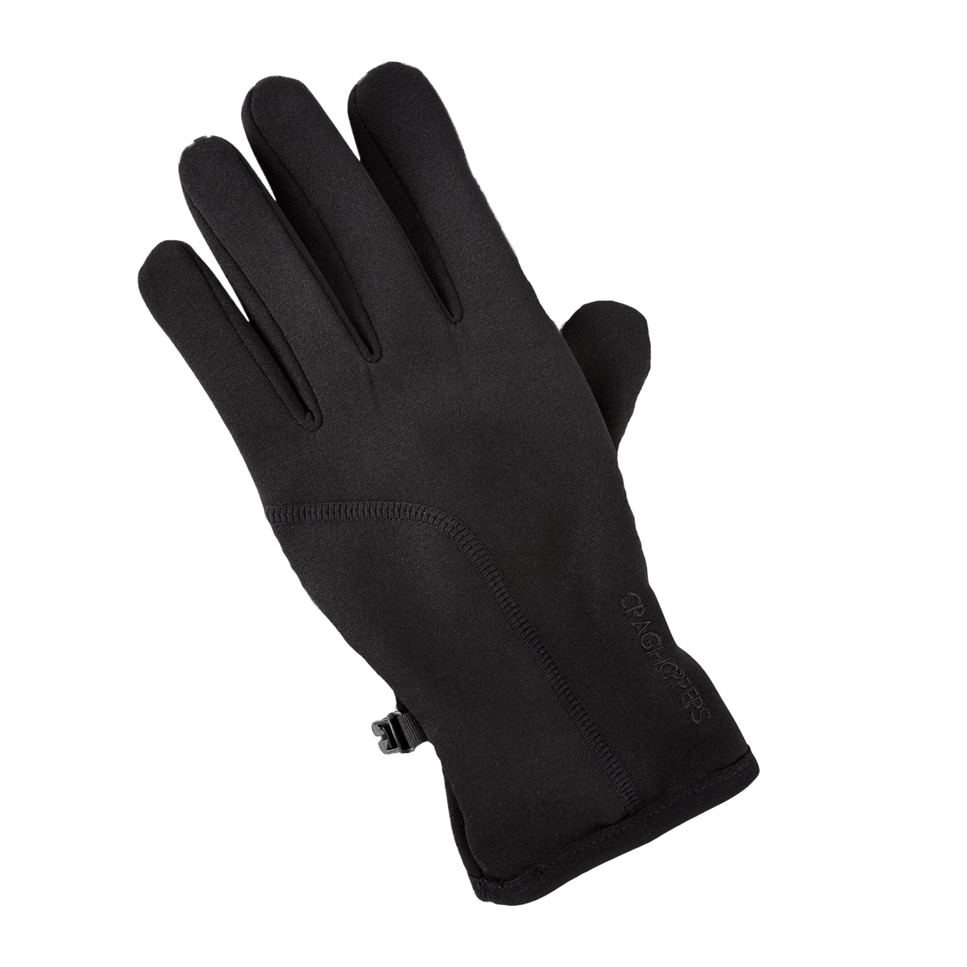 Black - Back - Craghoppers Unisex Adult Pro Stretch Gloves