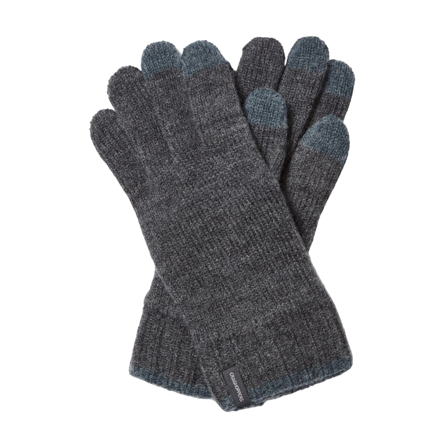 Black Pepper - Front - Craghoppers Unisex Adult Gallus Gloves