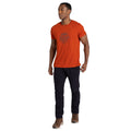 Carnelian Orange - Lifestyle - Craghoppers Mens Lucent Sunset Short-Sleeved T-Shirt