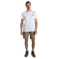 Optic White - Side - Craghoppers Mens Lucent Sunset Short-Sleeved T-Shirt