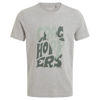 Grey Marl - Front - Craghoppers Mens Lucent Soft Short-Sleeved T-Shirt