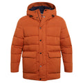 Carnelian Orange - Front - Craghoppers Mens Aaron Downlike Padded Jacket