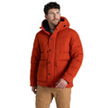 Carnelian Orange - Side - Craghoppers Mens Aaron Downlike Padded Jacket