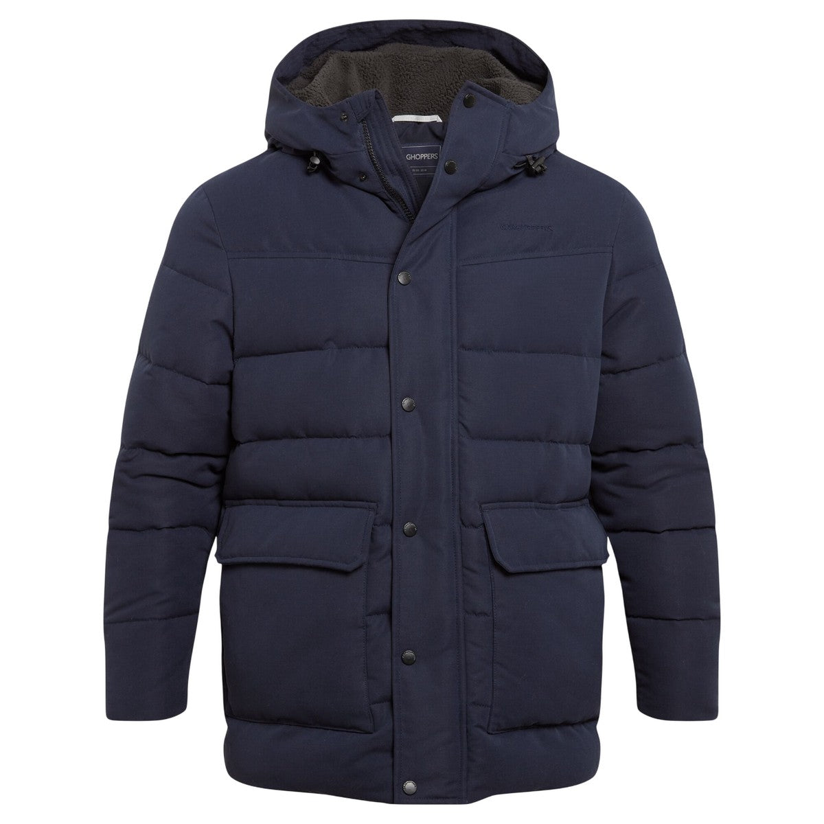 Blue Navy - Front - Craghoppers Mens Aaron Downlike Padded Jacket