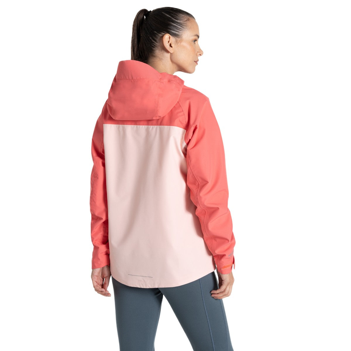 Deep Coral-Pink Peach - Back - Craghoppers Womens-Ladies Vanth Waterproof Jacket