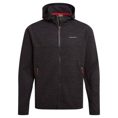 Black Pepper Marl - Front - Craghoppers Mens Travos Full Zip Fleece Top