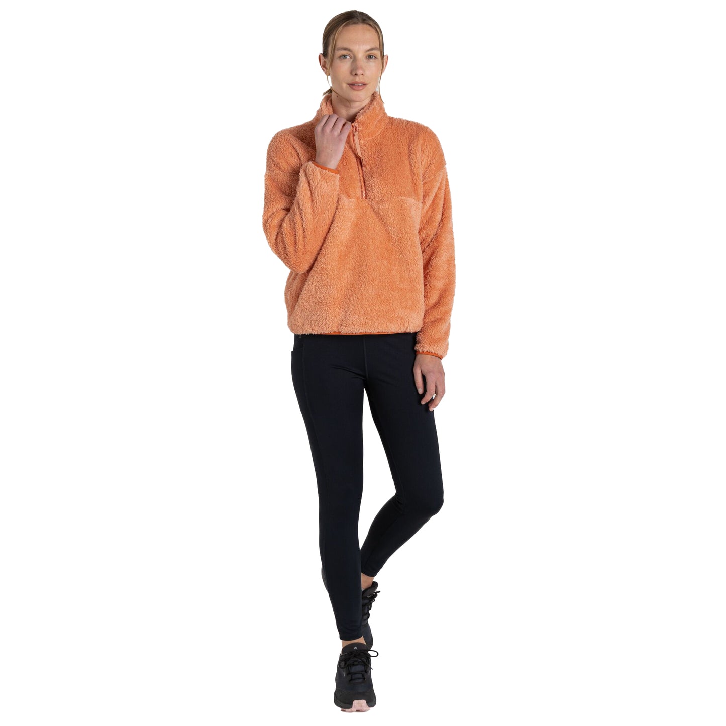 Clay - Lifestyle - Craghoppers Womens-Ladies Bron Half Zip Fleece Top