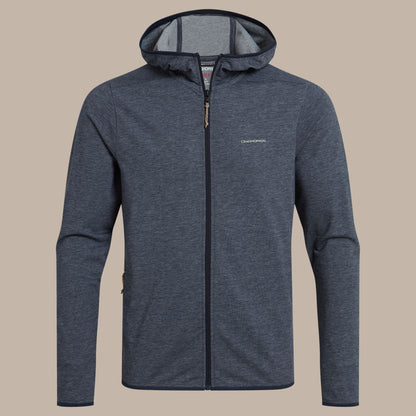 Black Pepper Marl - Lifestyle - Craghoppers Mens Deft Nosilife Full Zip Hoodie
