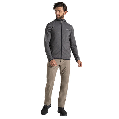 Black Pepper Marl - Lifestyle - Craghoppers Mens Deft Nosilife Full Zip Hoodie