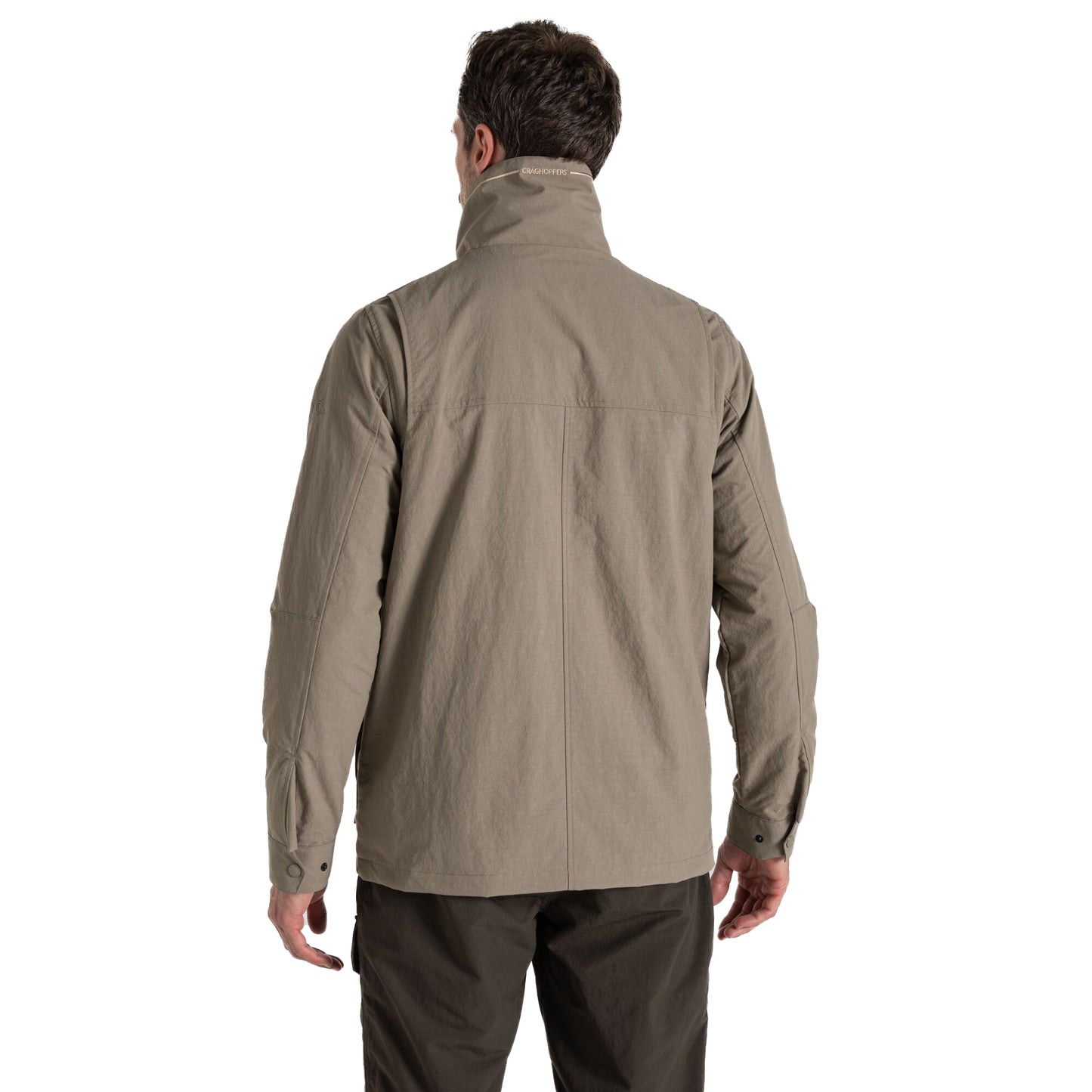 Pebble - Back - Craghoppers Mens Adventure IV Nosilife Jacket