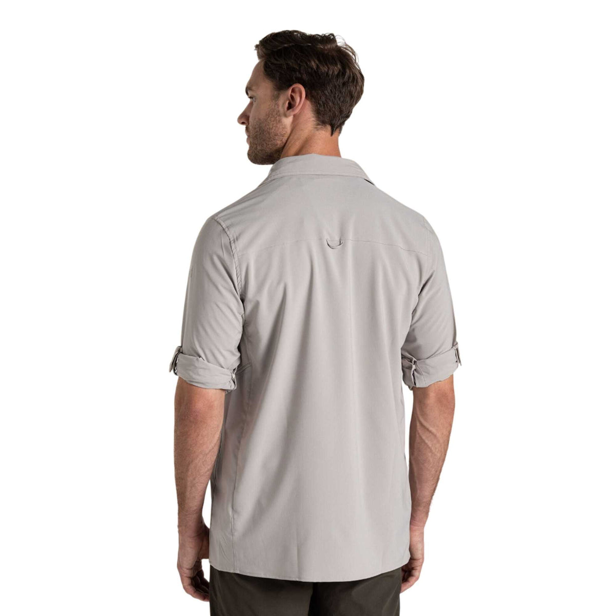 Parchment - Back - Craghoppers Mens Nosilife Long-Sleeved Shirt