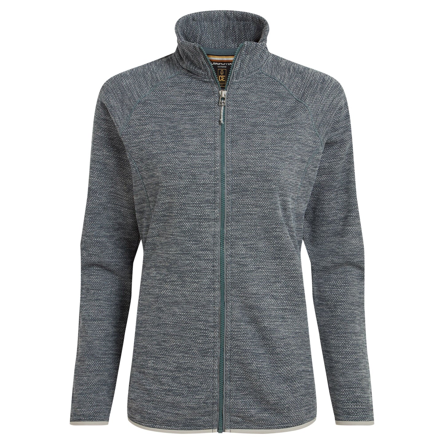 Storm Grey Marl - Front - Craghoppers Womens-Ladies Tarvos Full Zip Fleece Jacket