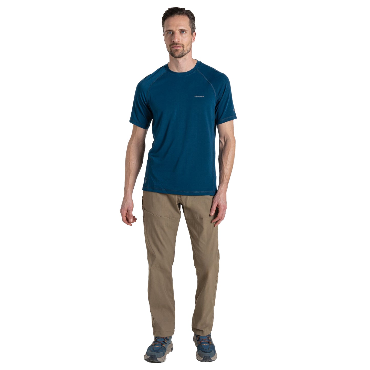 Tourmaline Blue - Lifestyle - Craghoppers Mens Dynamic Short-Sleeved T-Shirt