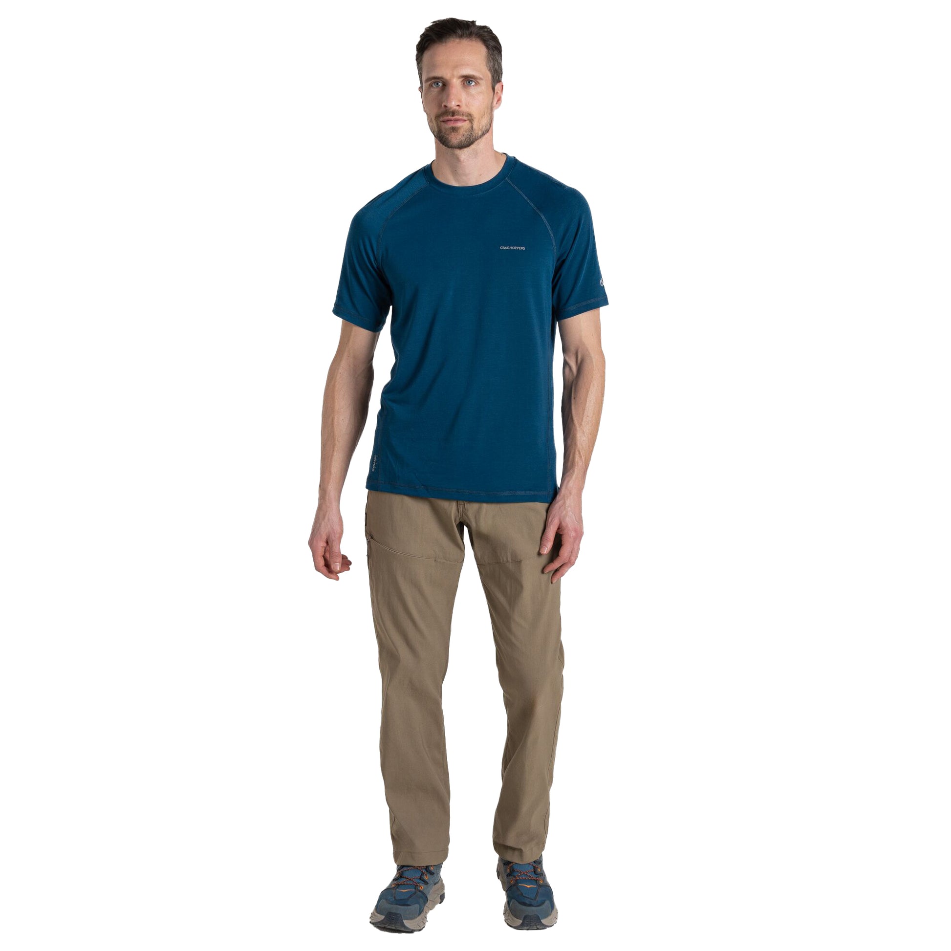 Tourmaline Blue - Lifestyle - Craghoppers Mens Dynamic Short-Sleeved T-Shirt