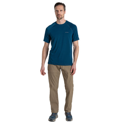 Tourmaline Blue - Lifestyle - Craghoppers Mens Dynamic Short-Sleeved T-Shirt