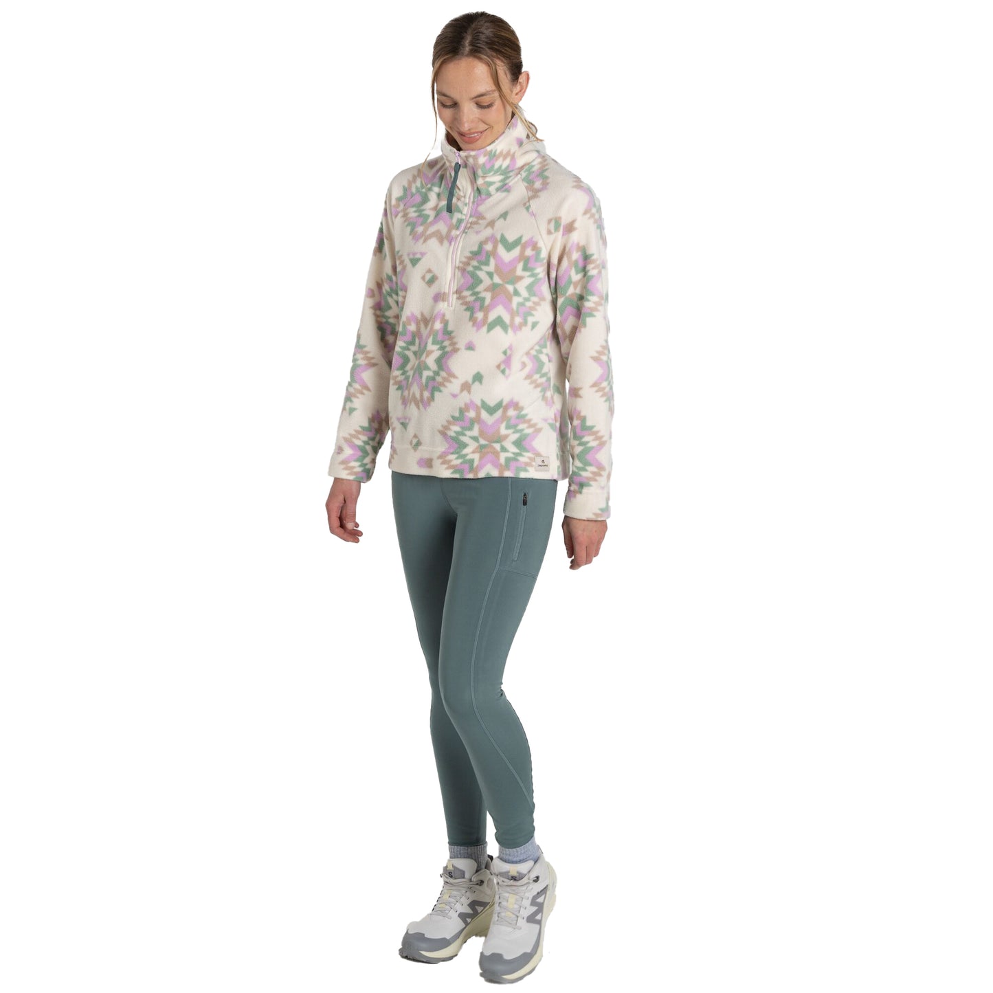 Calico - Lifestyle - Craghoppers Womens-Ladies Lago Half Zip Fleece Top