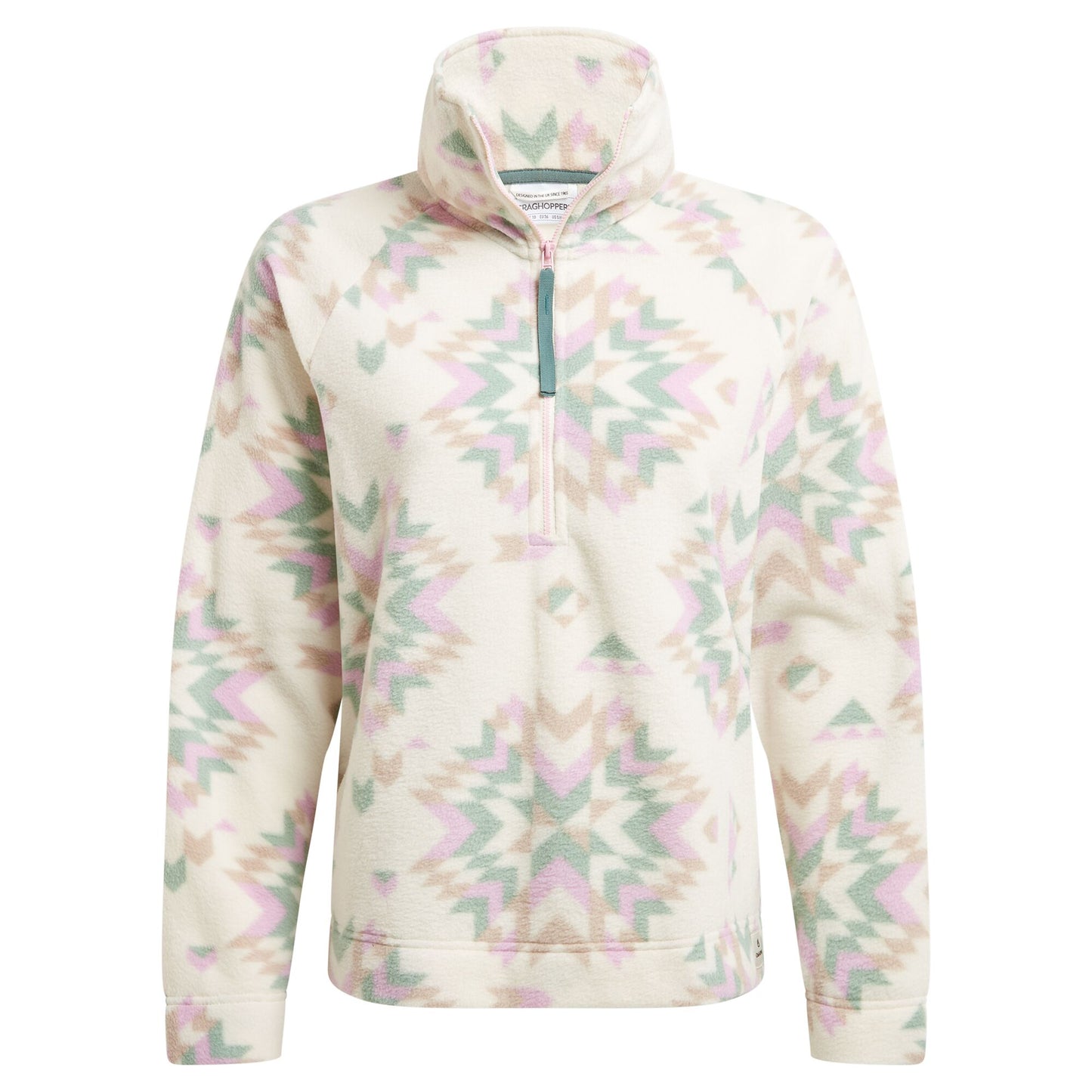 Calico - Front - Craghoppers Womens-Ladies Lago Half Zip Fleece Top