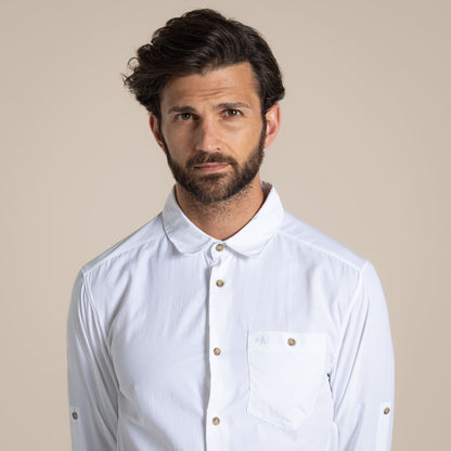 White - Lifestyle - Craghoppers Mens Nuoro II Nosilife Shirt
