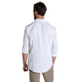 White - Back - Craghoppers Mens Nuoro II Nosilife Shirt