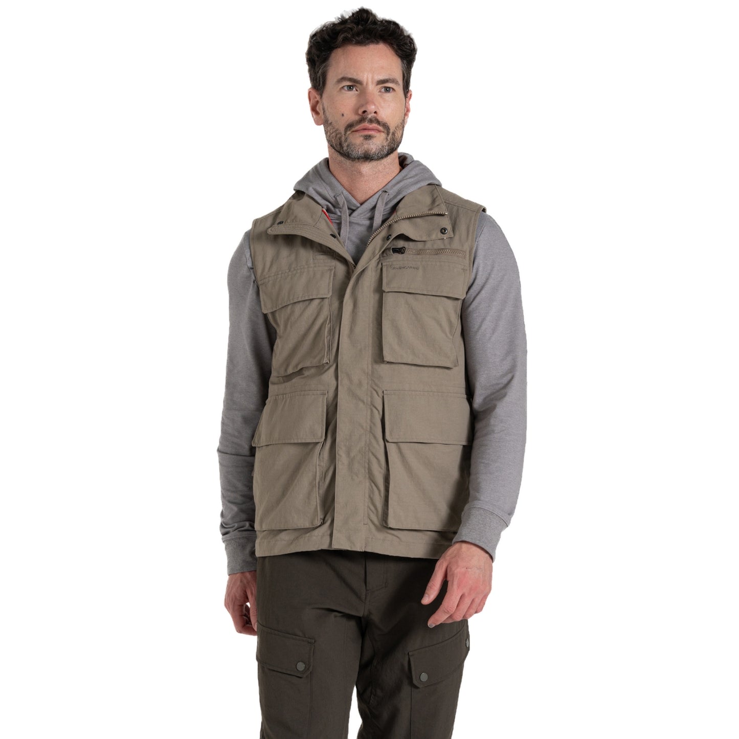 Pebble - Side - Craghoppers Mens Adventure IV Nosilife Gilet