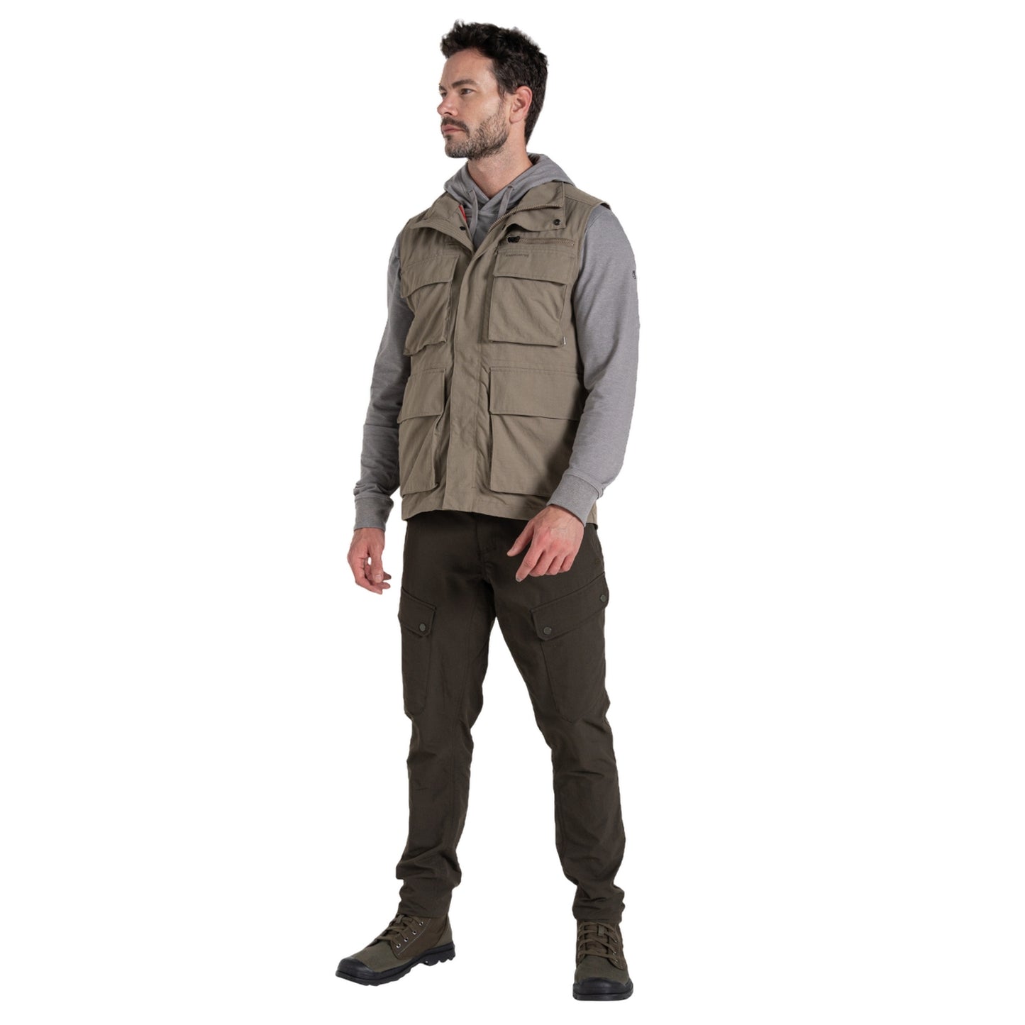 Pebble - Lifestyle - Craghoppers Mens Adventure IV Nosilife Gilet