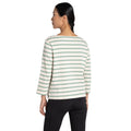 Pale Pistachio - Back - Craghoppers Womens-Ladies Painne Stripe Long-Sleeved Top