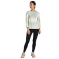 Pale Pistachio - Side - Craghoppers Womens-Ladies Painne Stripe Long-Sleeved Top