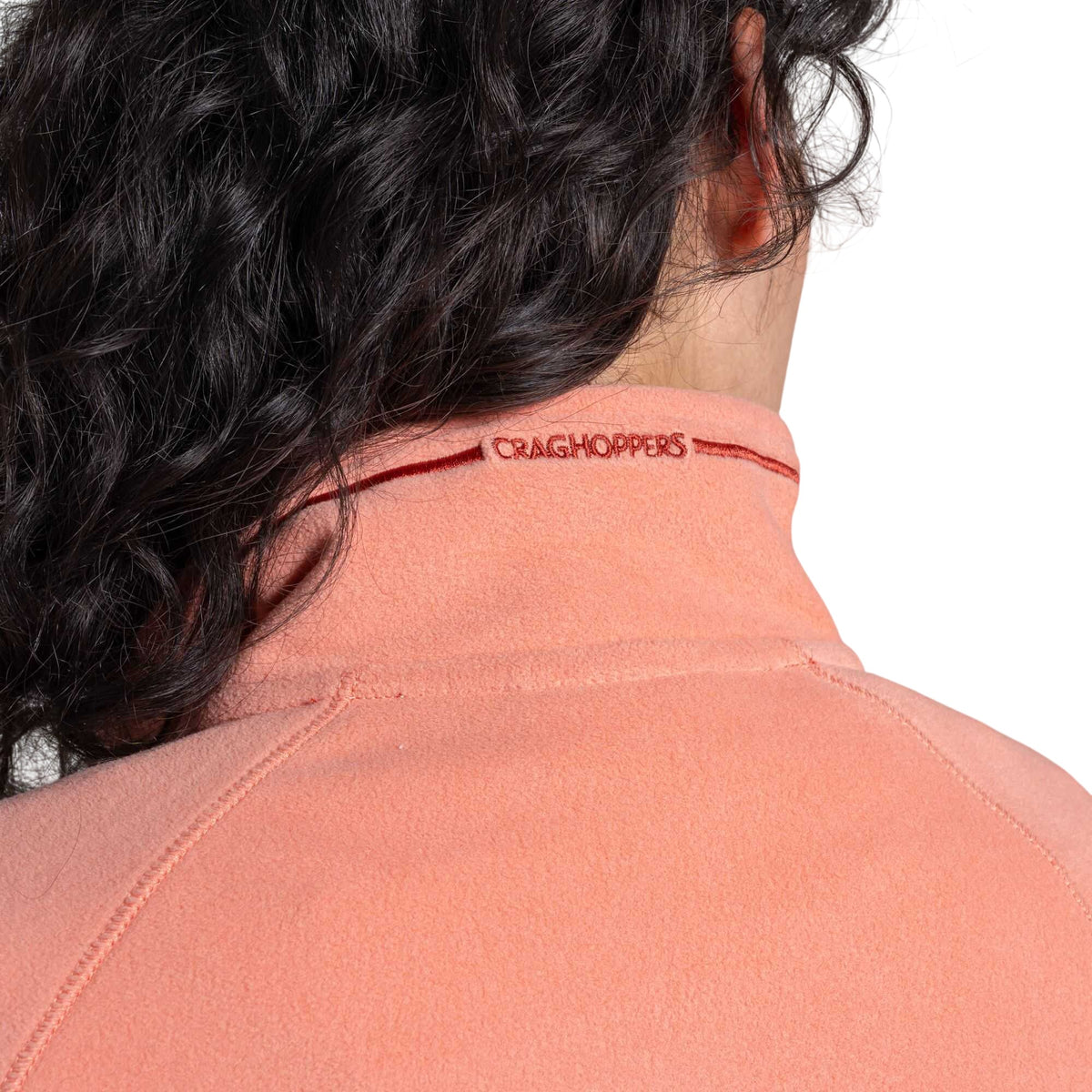 Spiced Apricot - Lifestyle - Craghoppers Womens-Ladies Nation Trust Miska Half Zip Fleece Top