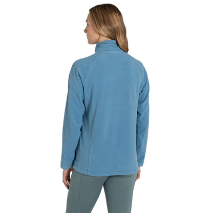 Light Denim - Back - Craghoppers Womens-Ladies Nation Trust Miska Half Zip Fleece Top
