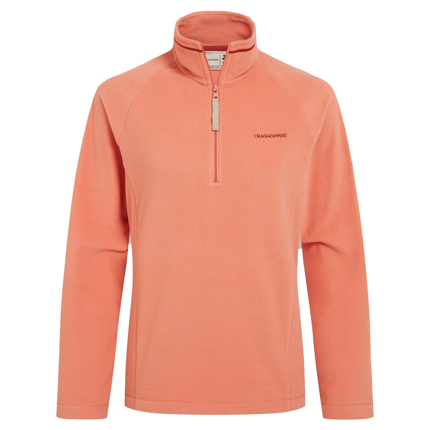Spiced Apricot - Front - Craghoppers Womens-Ladies Nation Trust Miska Half Zip Fleece Top