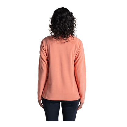 Spiced Apricot - Back - Craghoppers Womens-Ladies Nation Trust Miska Half Zip Fleece Top