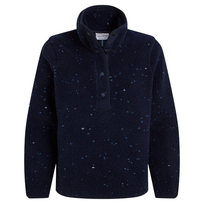 Blue Navy - Front - Craghoppers Womens-Ladies Massey Geometric Overhead Fleece Top