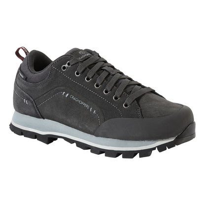 Dark Grey - Front - Craghoppers Womens-Ladies Suede Trainers