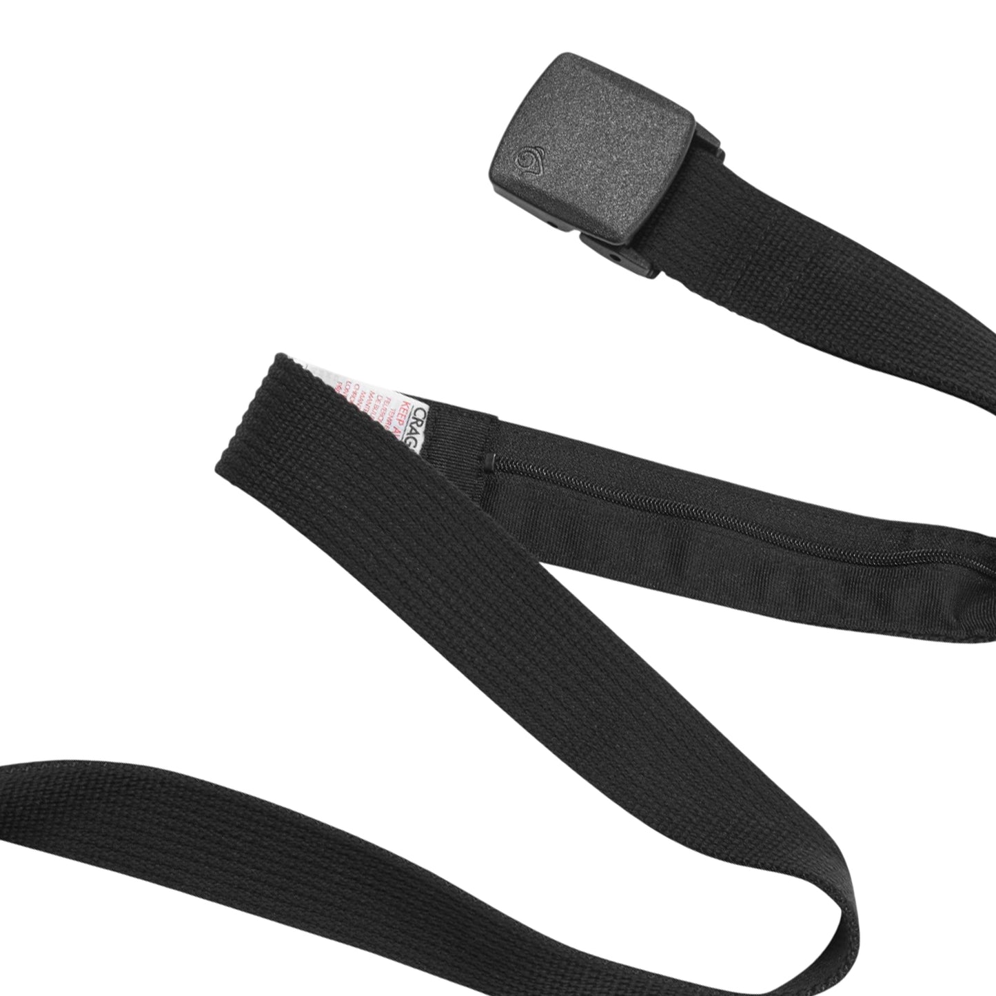 Black - Back - Craghoppers Money Webbing Waist Belt