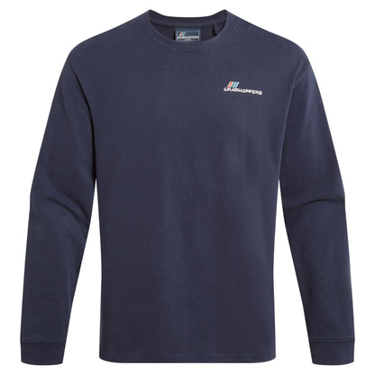 Blue Navy - Front - Craghoppers Mens Dillisk Long-Sleeved T-Shirt