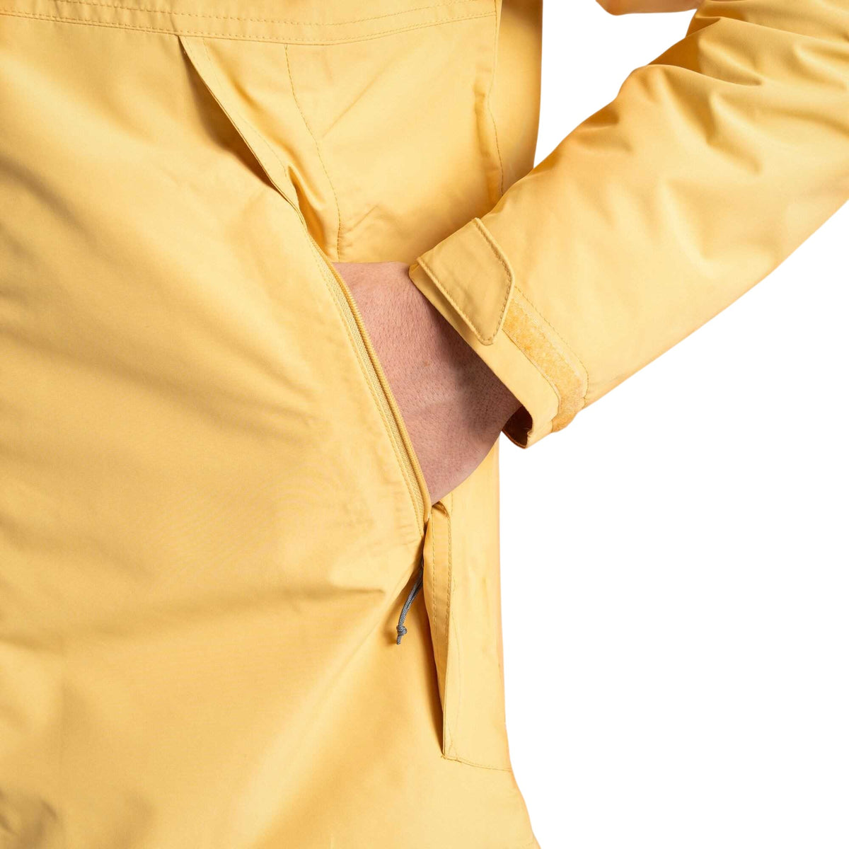 Indian Yellow - Side - Craghoppers Mens Ossus Waterproof Jacket
