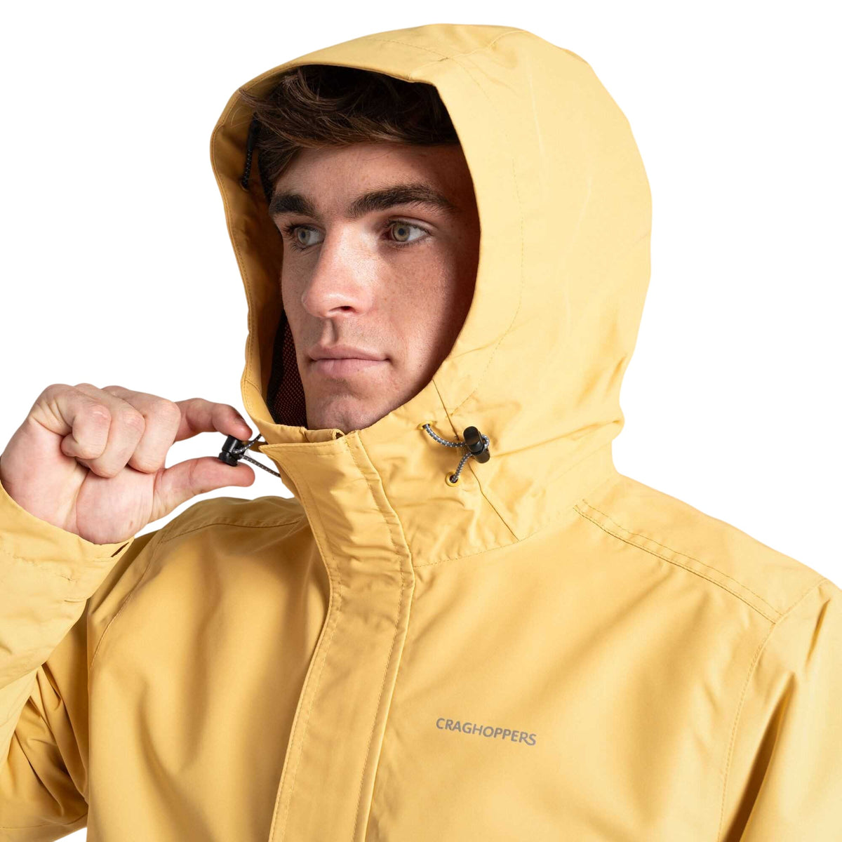 Indian Yellow - Lifestyle - Craghoppers Mens Ossus Waterproof Jacket
