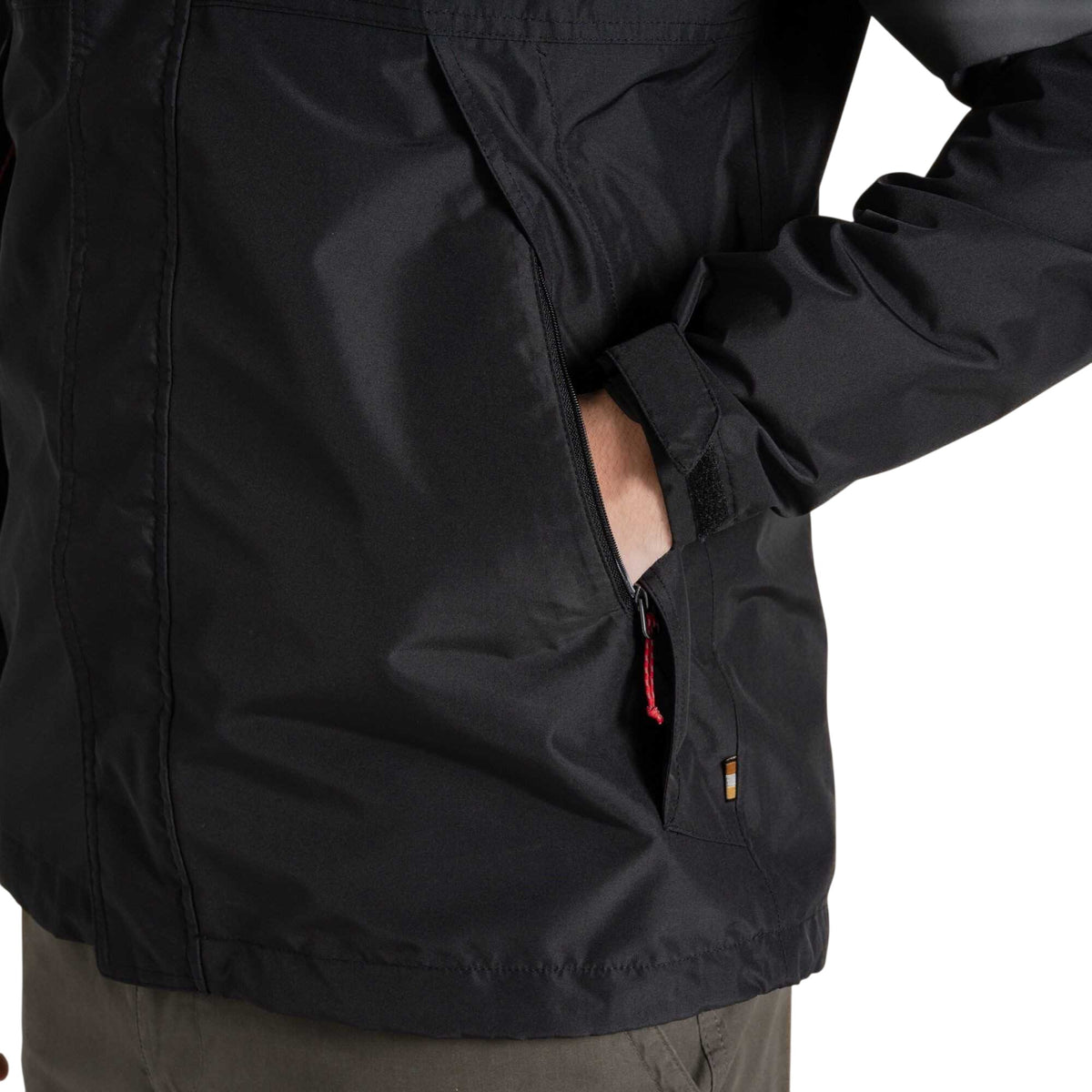 Black - Pack Shot - Craghoppers Mens Ossus Waterproof Jacket