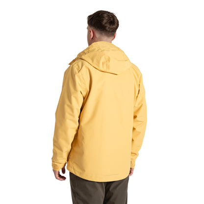 Indian Yellow - Back - Craghoppers Mens Ossus Waterproof Jacket