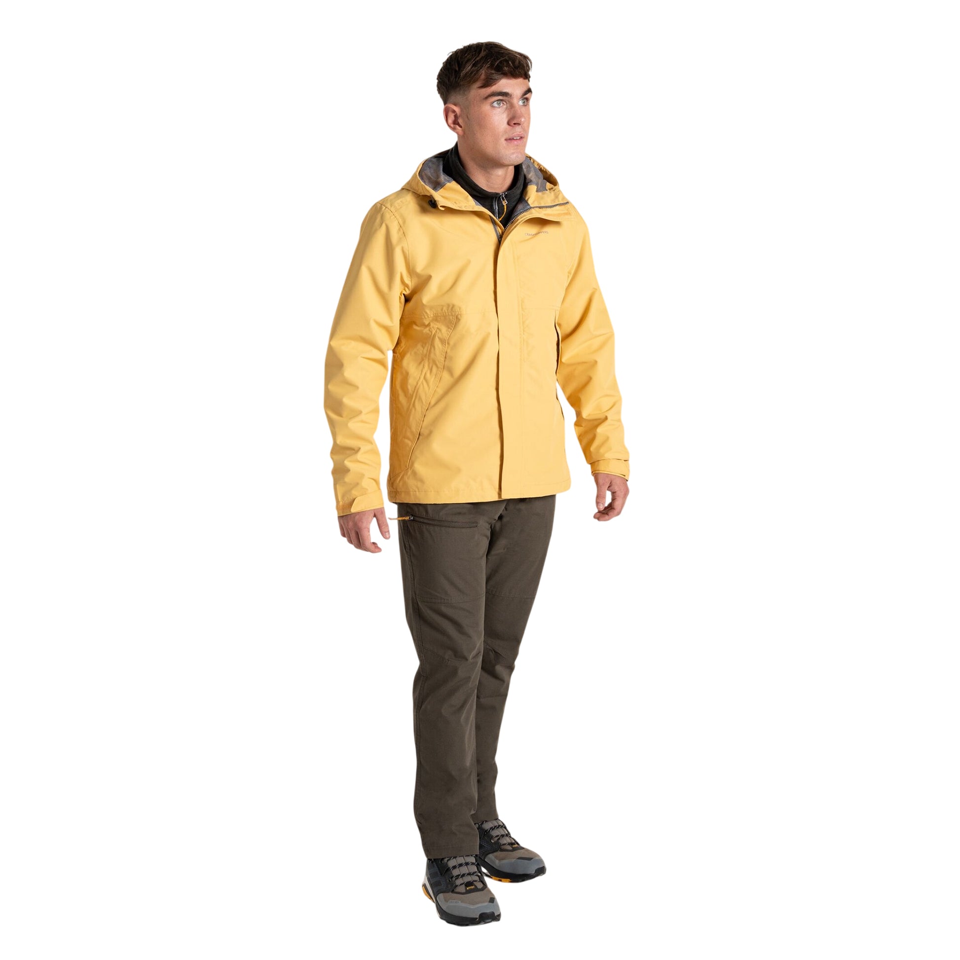 Indian Yellow - Lifestyle - Craghoppers Mens Ossus Waterproof Jacket