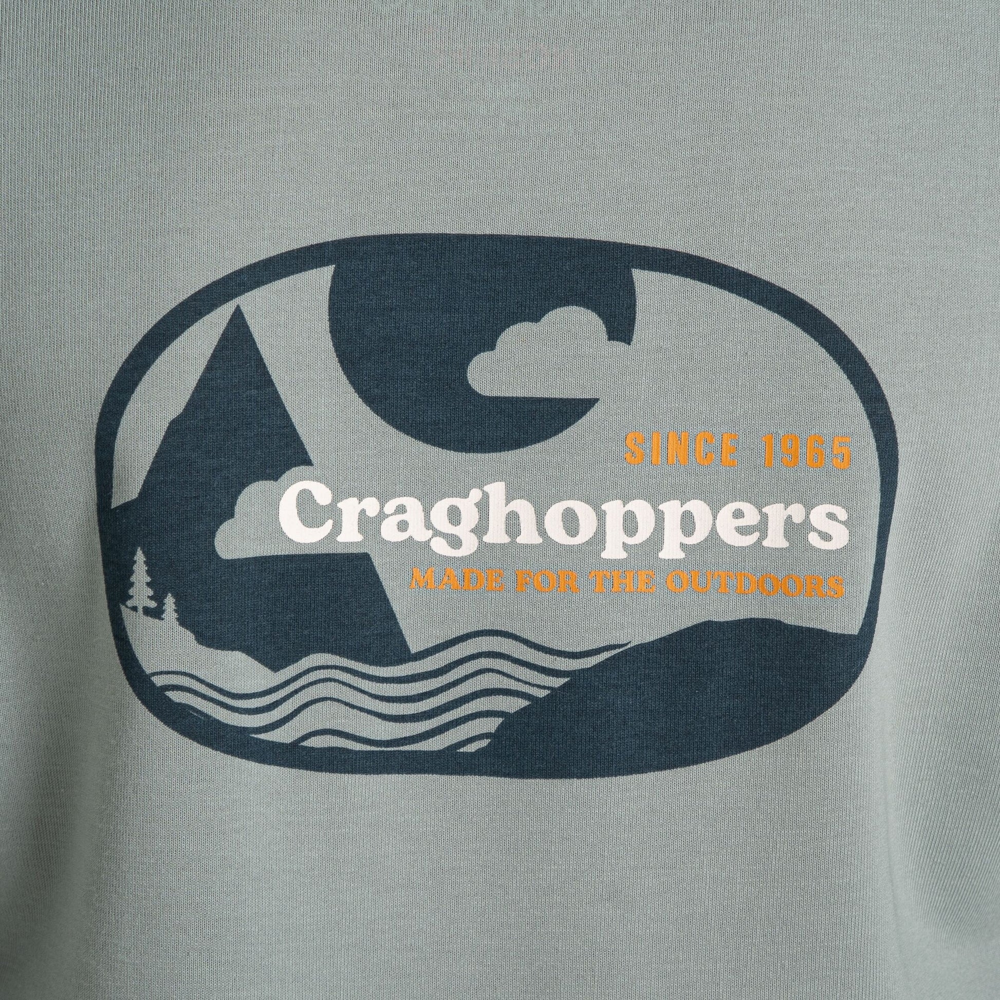 Lichen Green - Lifestyle - Craghoppers Childrens-Kids Cruz Nosilife Long-Sleeved T-Shirt