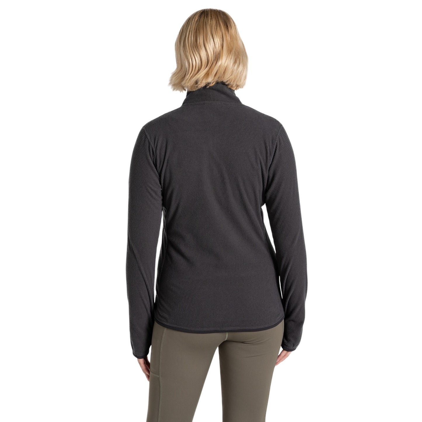 Charcoal - Back - Craghoppers Womens-Ladies Anya Nosilife Fleece Jacket